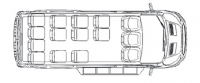 Микроавтобус Форд Транзит F22713 350 LWB